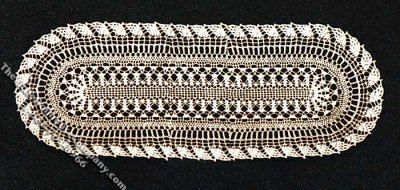 (image for) Miniature Laser Cut Doily Table Runner for Dollhouses