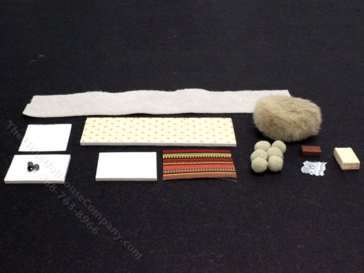(image for) 1/144" Scale Single Teddy Bear RoomBox