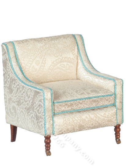 (image for) Miniature Accent Chair for Dollhouses