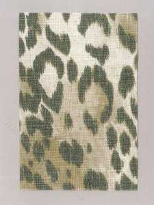 (image for) Miniature Grey Leopard Print Rug for Dollhouses
