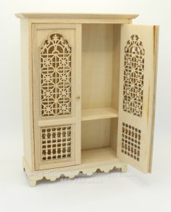(image for) Miniature Unfinished Mediterranean Styled Wardrobe