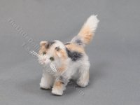 (image for) Miniature Long Haired Cat by Marie W. Evans - Calico