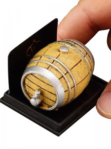 (image for) Miniature "Big" Rum barrel for Dollhouses