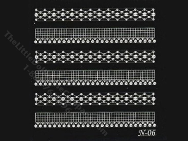 (image for) Miniature Design Stickers for Dollhouses