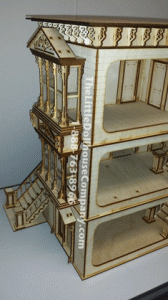 (image for) Half Scale Lisa San Francisco Painted Lady Laser Cut Kit