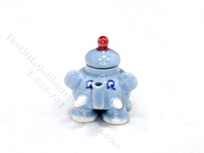 (image for) Miniature Elephant Shaped Tea Pot for Dollhouses