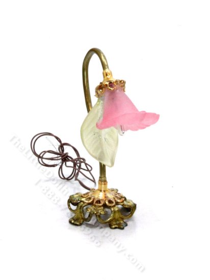 (image for) Miniature Art Nouveau Flower Lamp