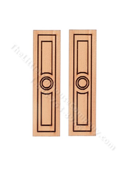 (image for) Miniature Circle Center Shutters for Dollhouses