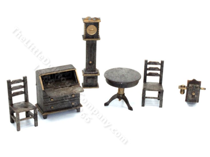 (image for) 1/4 scale Dollhouse Study Set