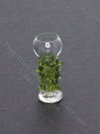 (image for) Miniature Green-Stemmed Wine Goblet by Gerd Felka