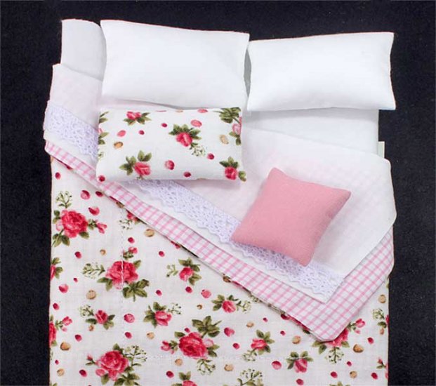 (image for) Miniature Rose Double bedding with Bedsheets by Designs by Janet