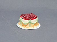 (image for) Miniature Raspberry Cheesecake for Dollhouses
