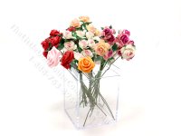 (image for) Miniature Single Rose for Dollhouses (1 pc)