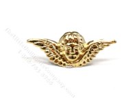 (image for) Miniature Brass Cherub Applique for Dollhouses