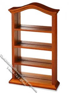 (image for) Miniature Mirrored Back Wall Shelf Unit for Dollhouses