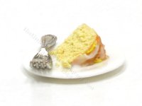 (image for) Miniature Slice of Lemon Drizzle Cake by Charlotte Willmott