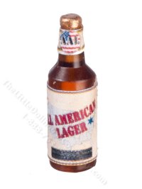 (image for) Miniature Beer Bottle for Dollhouses