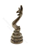 (image for) Miniature Griffin Statuette for Dollhouses - Silver