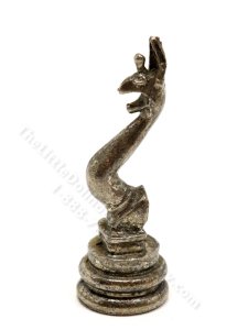 (image for) Miniature Griffin Statuette for Dollhouses - Silver