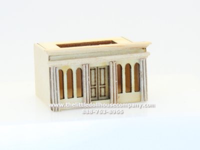 (image for) Unfinished Dollhouse Single Room Box- 1/144 Scale