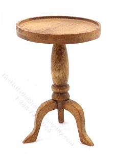(image for) Miniature Walnut Pedestal Table