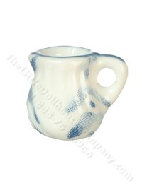 (image for) Miniature Pitcher for Dollhouses - Blue Abstract