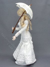 (image for) Woman in Lace with Parasol Doll by Carie Lourenco