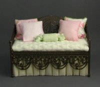 (image for) Dollhouse Miniature Day Bed by Designs by Janet