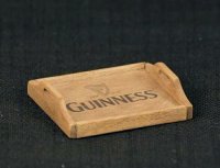 (image for) Dollhouse Miniature Guinness Wooden Tray
