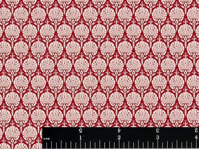 (image for) Fans on Purple Miniature Wallpaper for Dollhouses