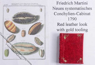 (image for) Miniature Book: 'Neues Systematisches Conchylien-Cabinat'