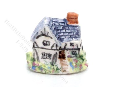 (image for) Miniature Country Cottage Statuette