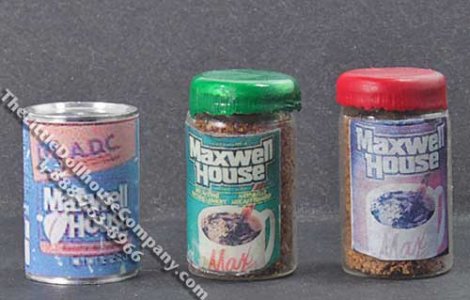 (image for) Miniature Coffee Can/Jar for Dollhouses (1/pk)