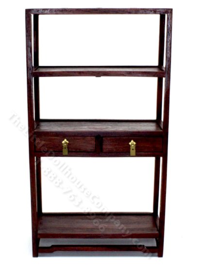 (image for) Miniature Ming 3 Tier Display Shelf for Dollhouses