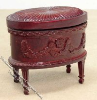 (image for) Dollhouse Scale Model Mahogany Chest