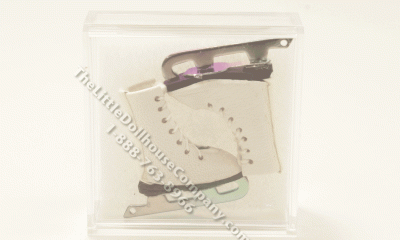 (image for) Miniature Figure Skates for Dollhouse