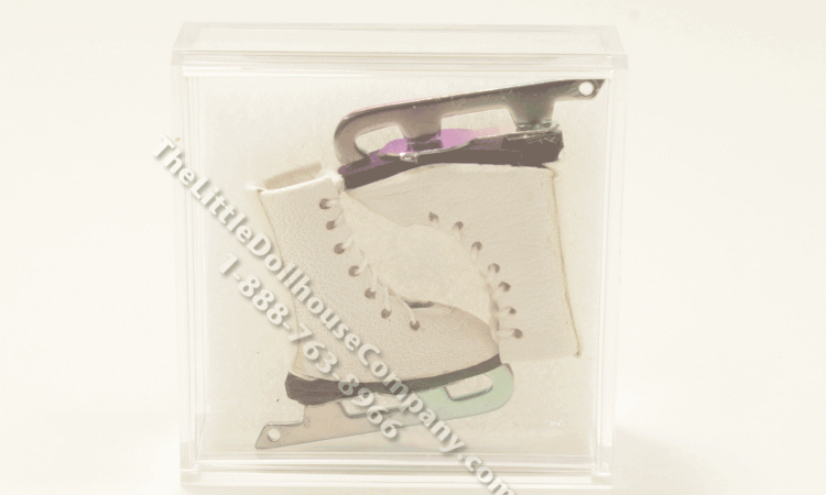 (image for) Miniature Figure Skates for Dollhouse