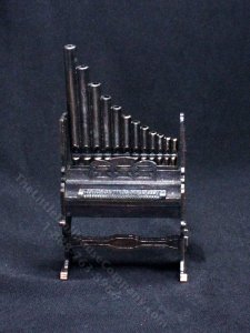 (image for) Miniature Metal Pipe Organ for Dollhouses