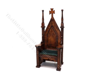 (image for) Miniature Signed Gothic Chair by Michael Mortimer