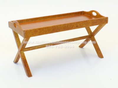 (image for) Dollhouse Scale Walnut Coffee Table