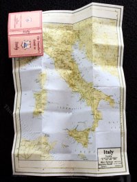 (image for) Miniature Map of Italy for Dollhouses