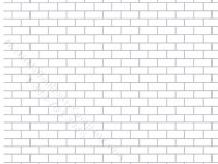 (image for) Dollhouse Scale Model 1/2" Subway Tile Sheet