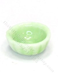 (image for) Miniature Ridged Bowl for Dollhouses