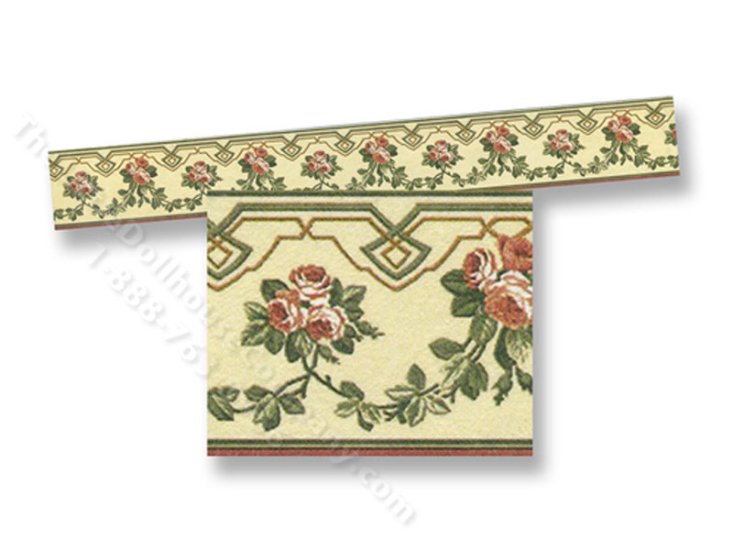 (image for) Dollhouse Scale Model Wallpaper Borders