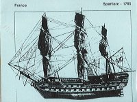 (image for) Dollhouse Miniature HMS Spartiate Replica Ship Kit