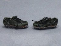 (image for) Miniature Leather Baseb Cleats by Judith Blondell for Dollhouses
