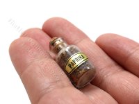 (image for) Miniature Glass Paprika Jar for Dollhouses