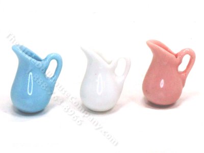 (image for) Miniature Ceramic Pitcher for Dollhouses