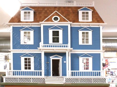 (image for) Assembled Williamsburg Colonial Dollhouse