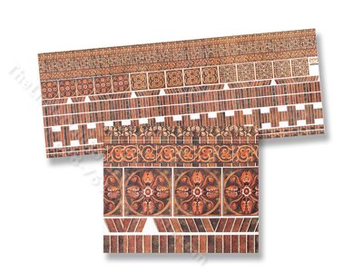 (image for) Miniature Ornamental Brick Wall Mat for Dollhouses
